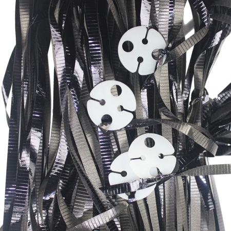 Black pre-cut ribbon and clips