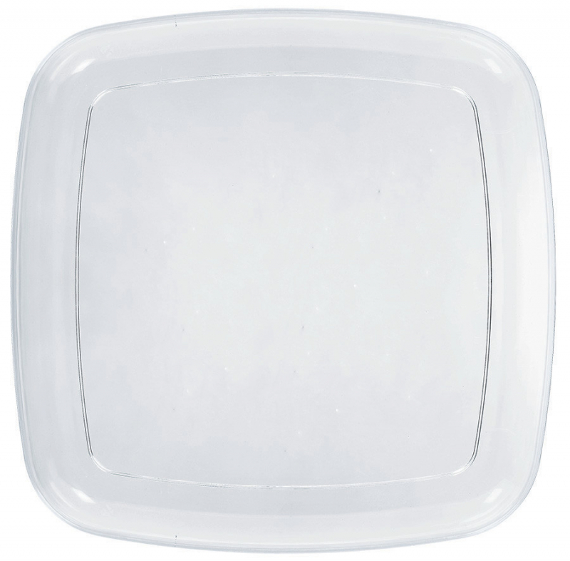 Clear Square Platter