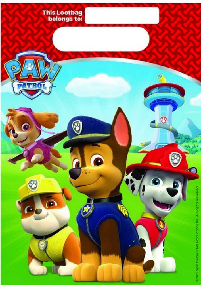 Paw Patrol Party Pack Loot BAg
