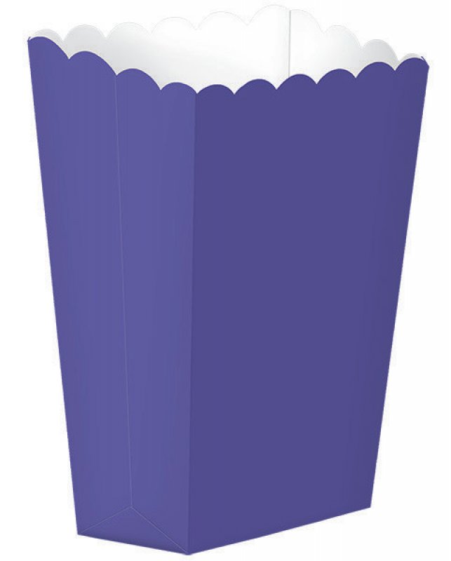 Purple Scallop Top Favour Box