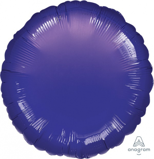 Round 45cm Purple Foil Balloon