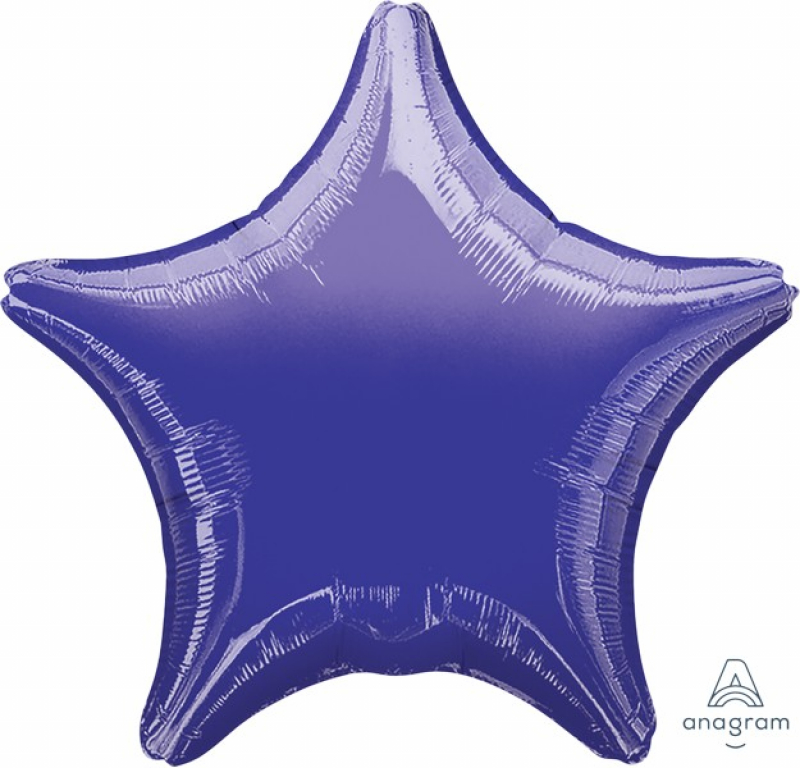 Star 45cm Purple Foil Balloon