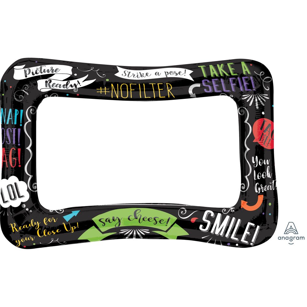 CI Selfie Frame Photo Booth 58cm x 40cm S60 - party supplies australia