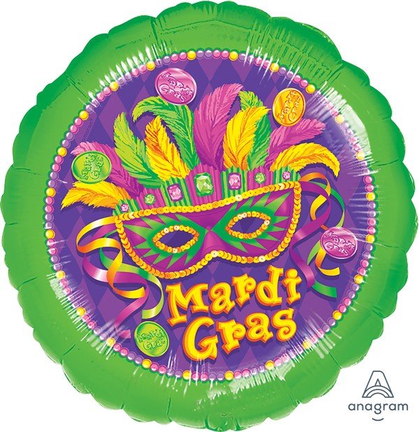 45cm Standard XL Mardi Gras Masquerade S40 - party supplies australia