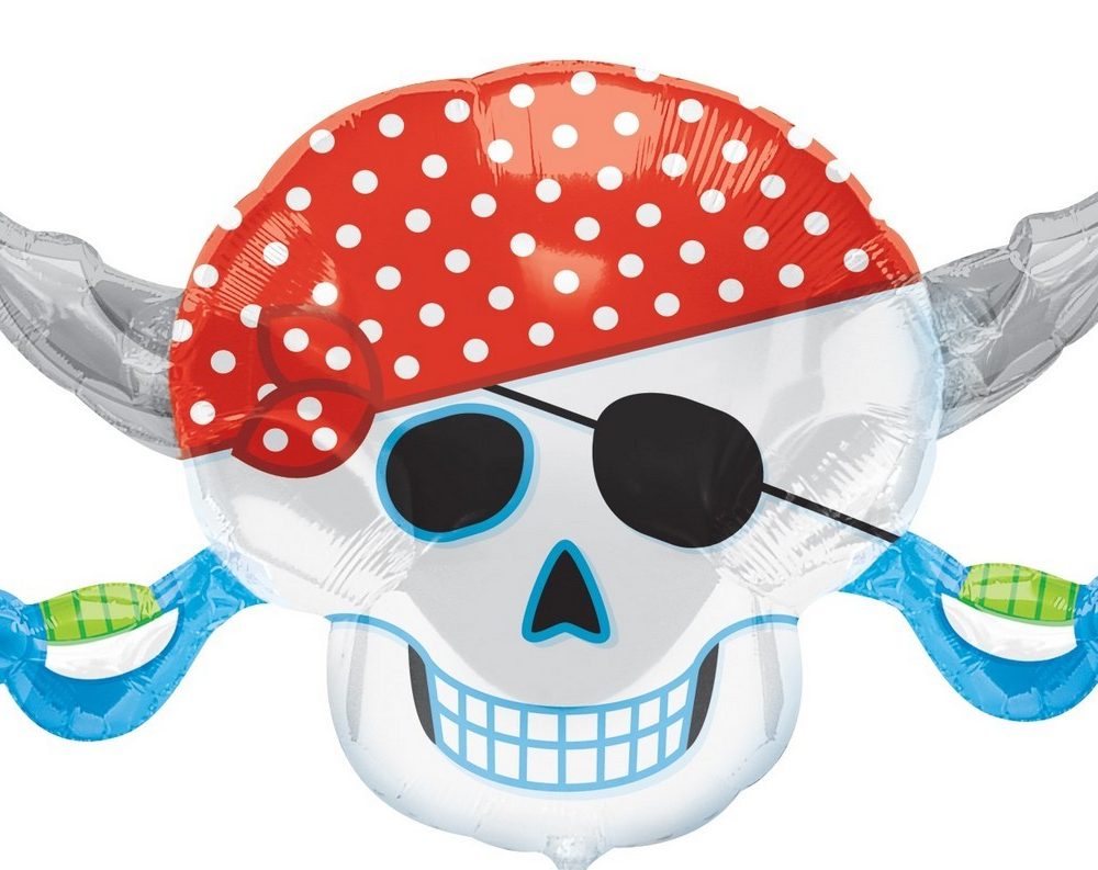 SuperShape Pirates Party Skull P35 - party supplies australia