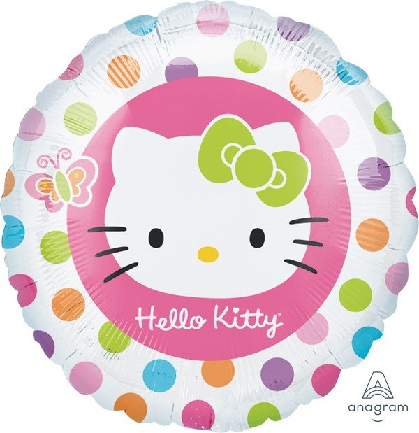 45cm Standard HX Hello Kitty Rainbow S50 - party supplies australia