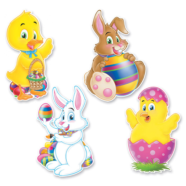 Cutouts Easter Assorted Designs - party supplies australia