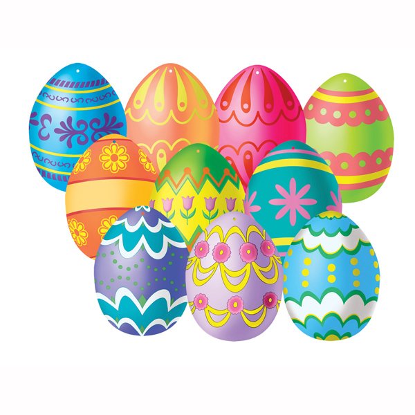 Cutouts Mini Easter Eggs - party supplies australia