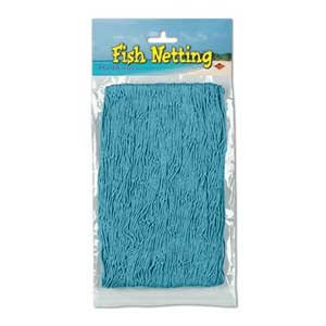 Fish Netting Decoration Teal - party supplies australia