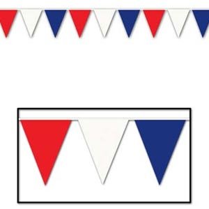 Pennant Flag Banner Giant Red