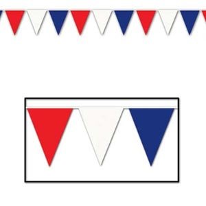 Pennant Flag Banner Large Red