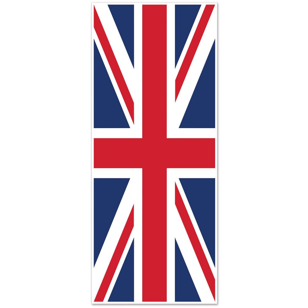 British Union Jack Door Cover - party supplies australia