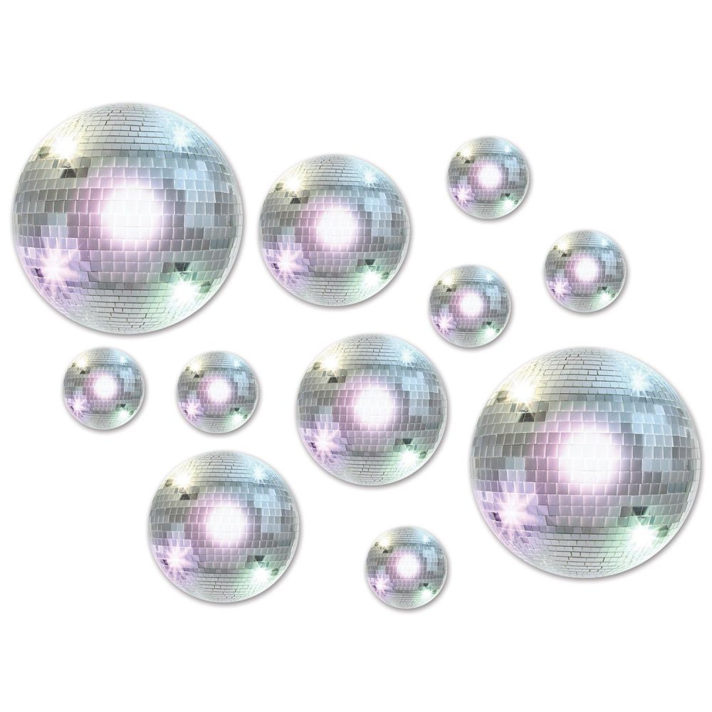 Disco Balls Cutouts - party supplies australia