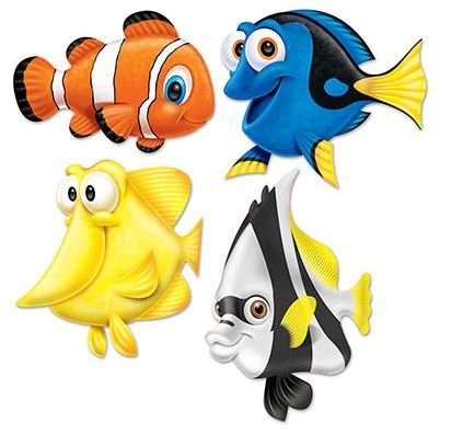 Under the Sea Fish Cutouts - party supplies australia
