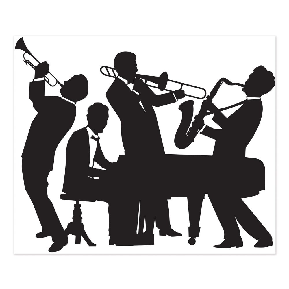 Backdrop Great 20's Jazz Band Scene Setter - party supplies australia