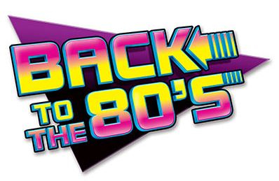 Back to the 80's Sign Cutout - party supplies australia
