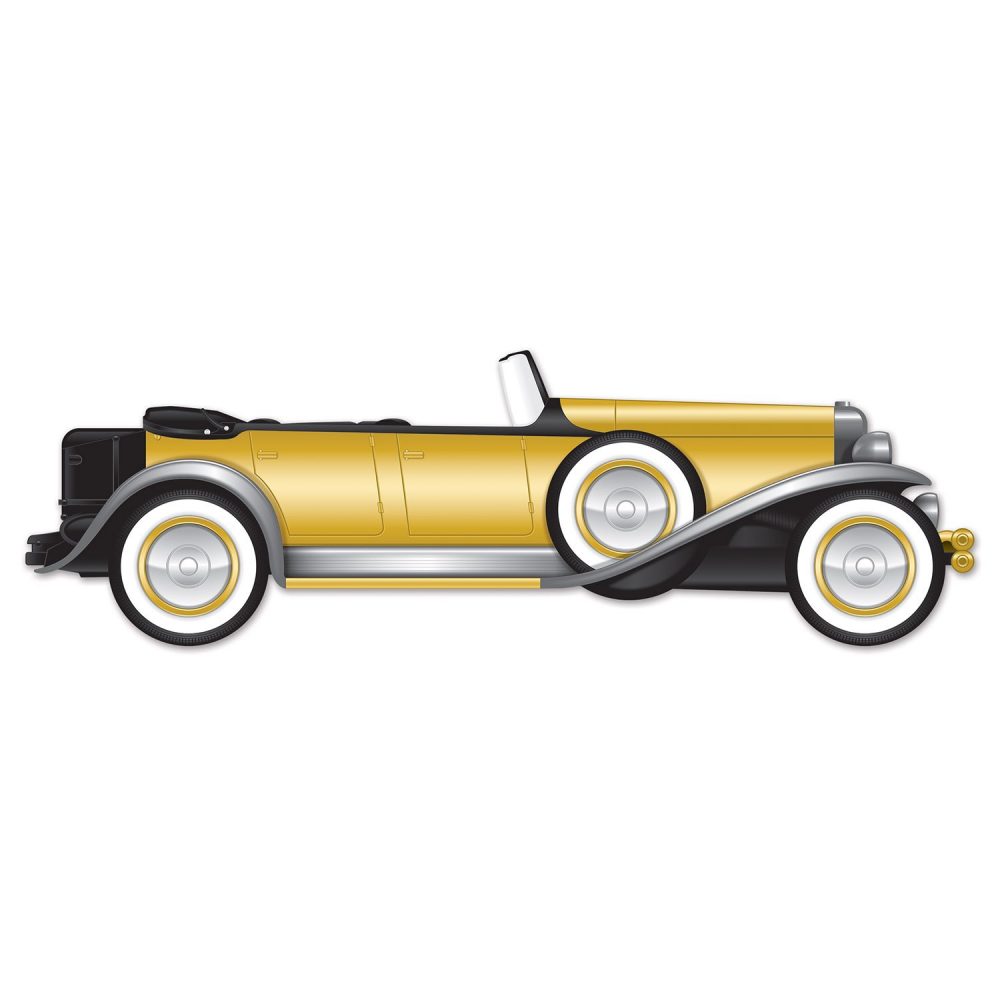 Great 20's Roadster Jointed Car Cutout - party supplies australia