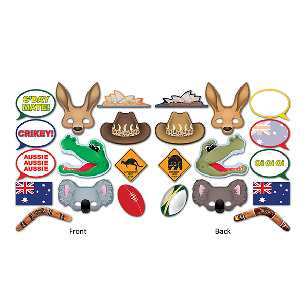Australian Photo Booth Props Fun Signs - party supplies australia