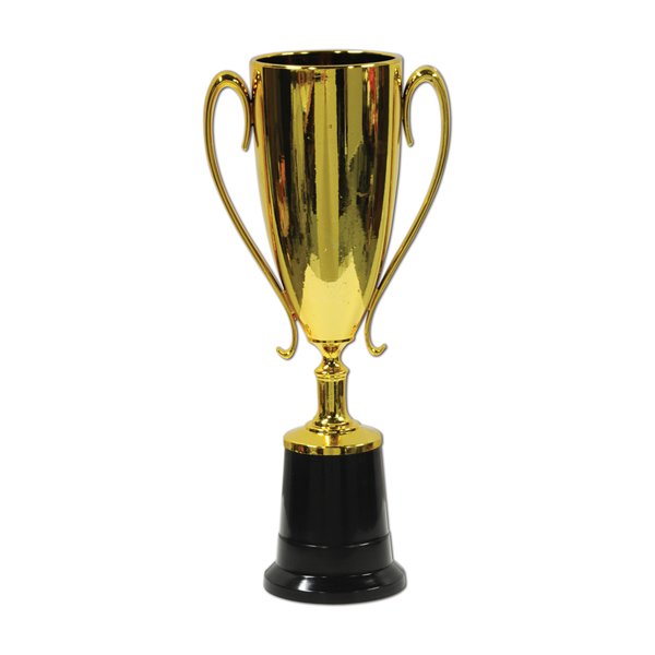 Trophy Cup Award Gold & Black Base - party supplies australia