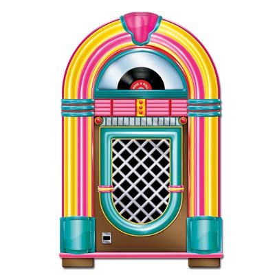 Rock & Roll Neon Jukebox Cutout - party supplies australia