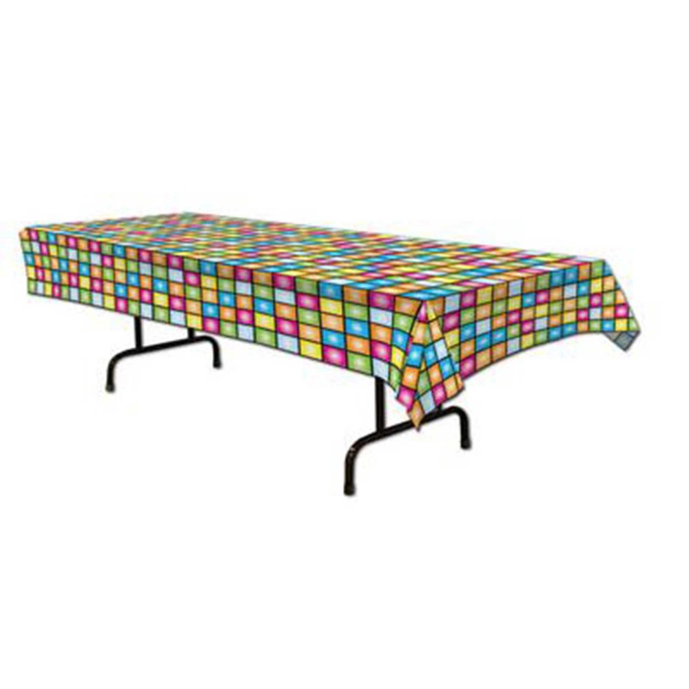 Disco Squares Tablecover - party supplies australia