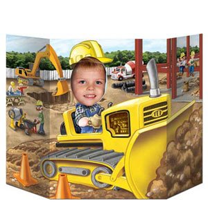 Construction Bulldozer Photo Prop - party supplies australia