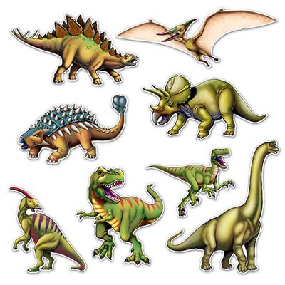 Dinosaurs Cutouts - party supplies australia