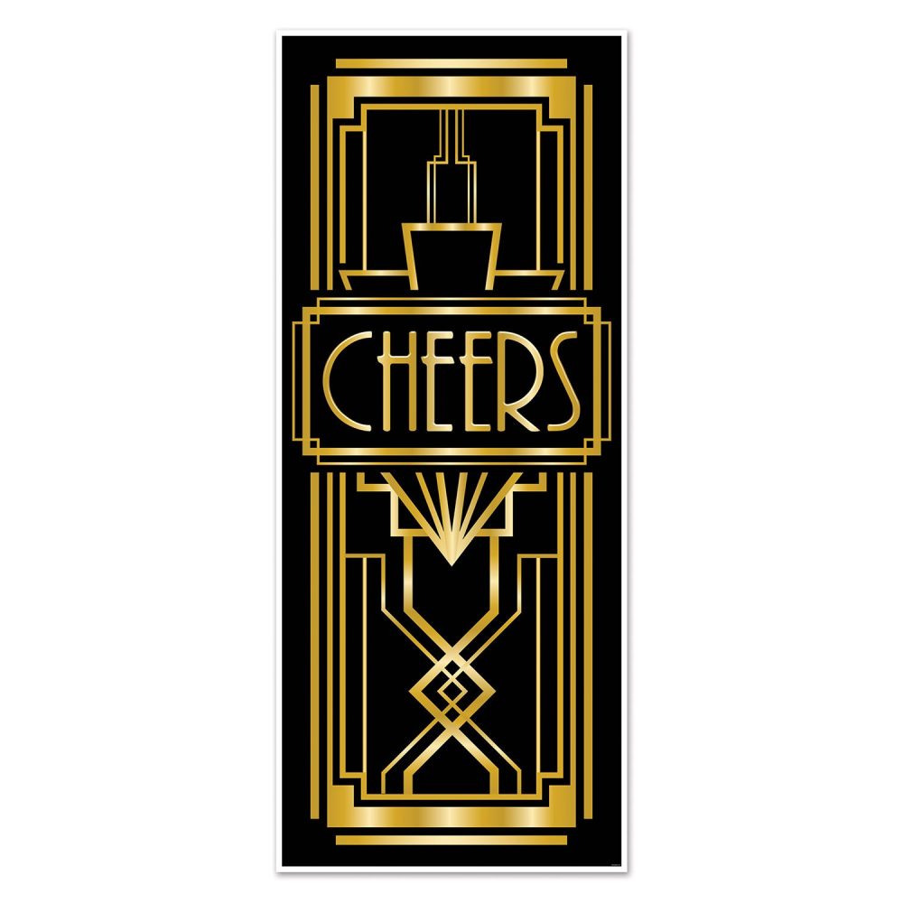 Great 20's Cheers Door Cover - party supplies australia