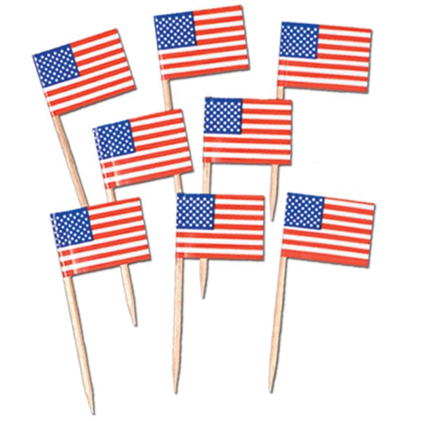 American USA Flag Picks - party supplies australia