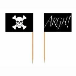 Pirate Flags Picks 2 Sided Design - party supplies australia