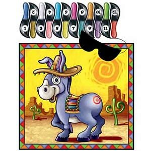 Donkey Game Pin the Tail on the Donkey - party supplies australia