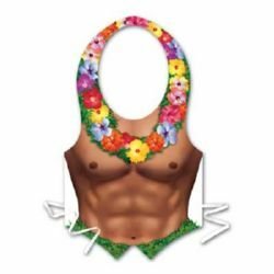 Luau Hula Hunk Costume Vest - party supplies australia