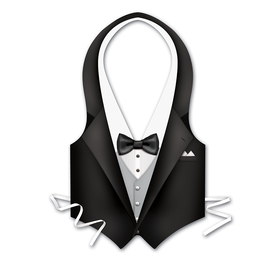 Tuxedo Costume Vest - party supplies australia