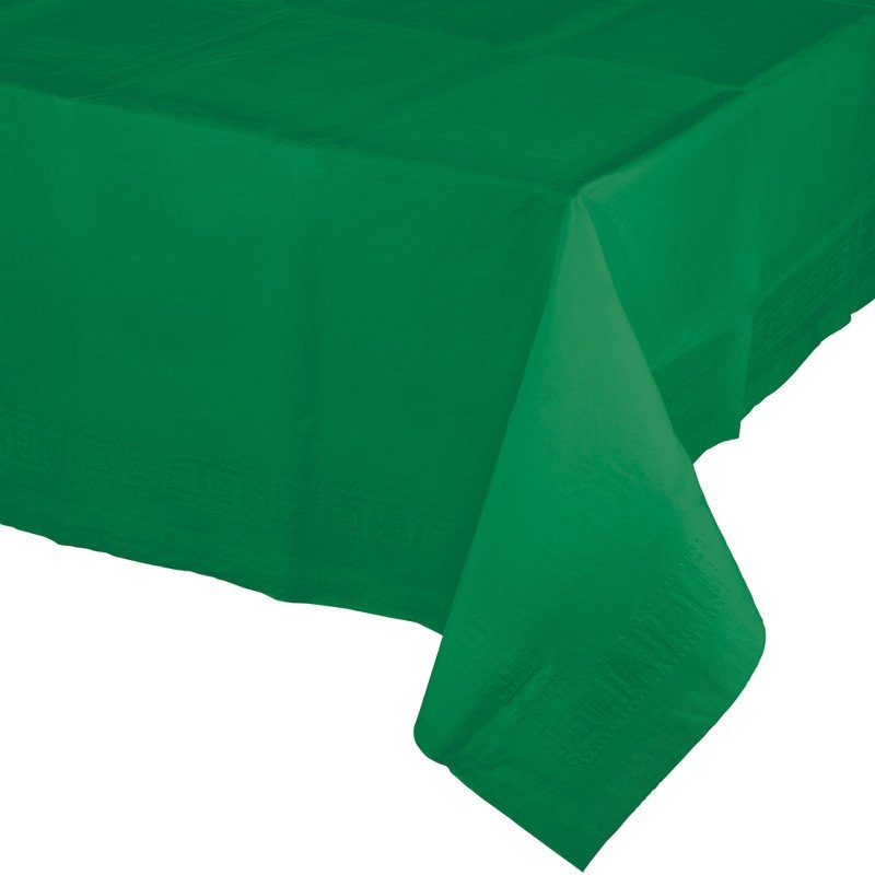 Emerald Green Tablecover Plastic 137cm x 274cm - party supplies australia