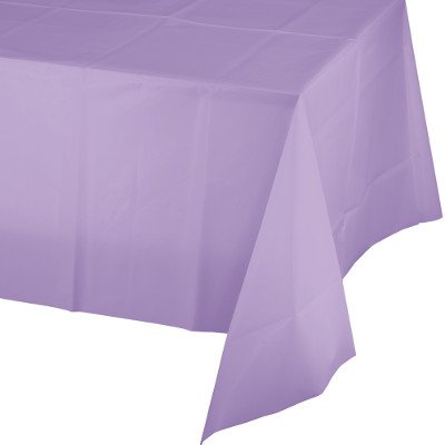 Luscious Lavender Tablecover Plastic 137cm x 274cm - party supplies australia