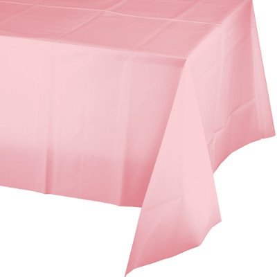 Classic Pink Tablecover Plastic 137cm x 274cm - party supplies australia