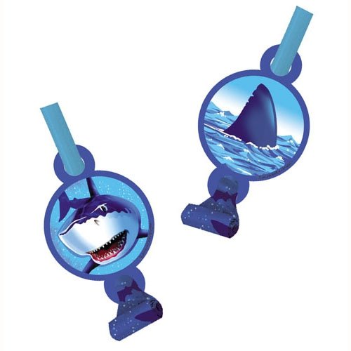 Shark Splash Blowouts with Medallions - party supplies australia