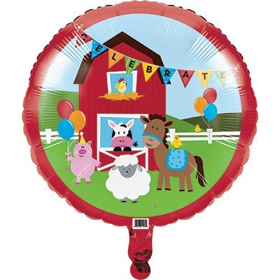 45cm Farmhouse Fun Foil Balloon - party supplies australia