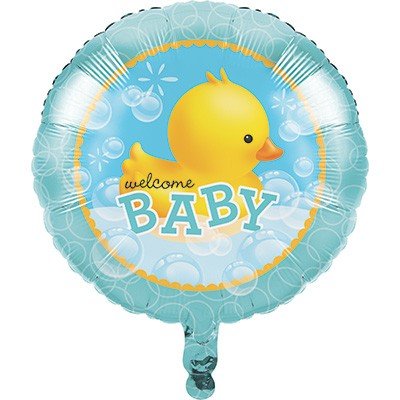 45cm Bubble Bath Welcome Baby Foil Balloon - party supplies australia