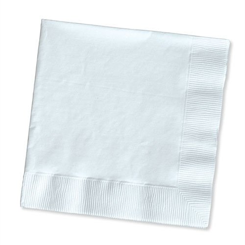 White Lunch Napkins - party supplies australia