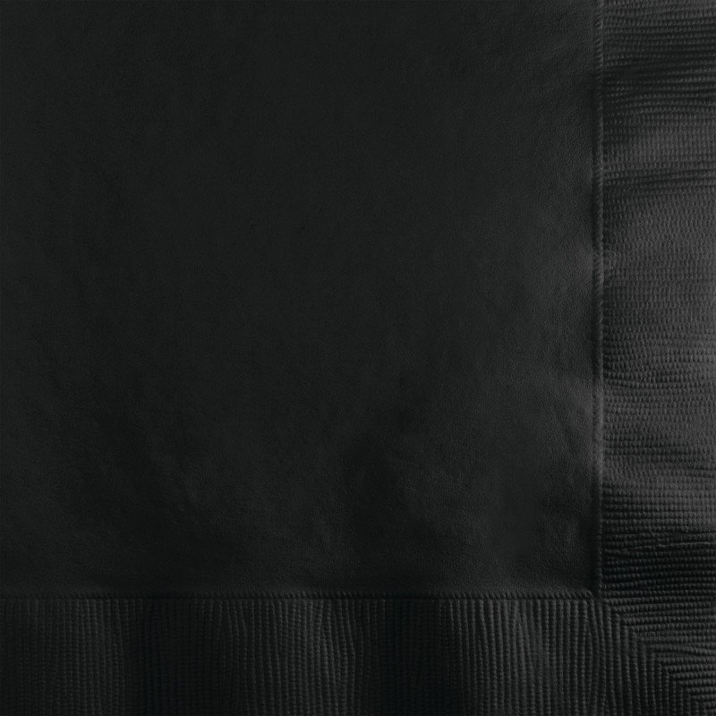 Black Velvet Lunch Napkins - party supplies australia