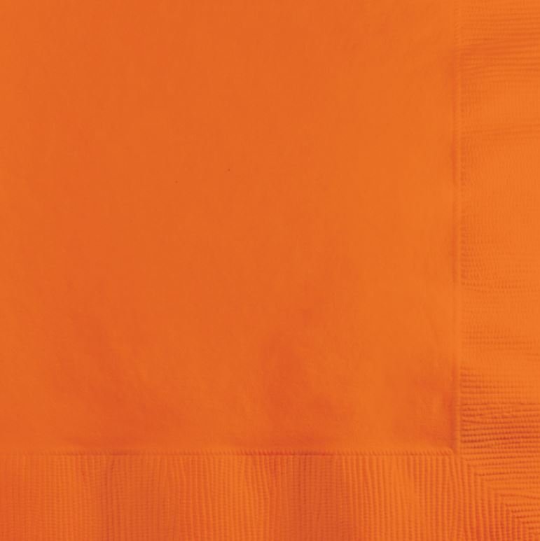 Sunkissed Orange Beverage Napkins - party supplies australia