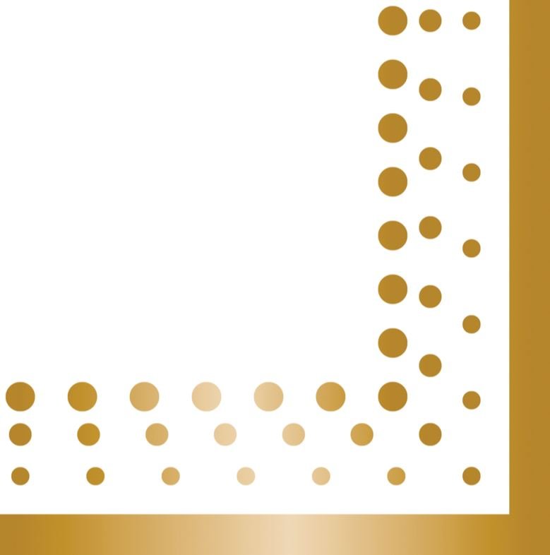 Sparkle & Shine Gold Lunch Napkins - party supplies australia