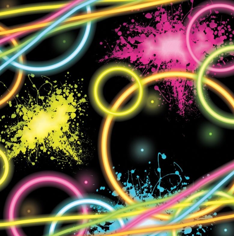 Glow Party Lunch Napkins - party supplies australia