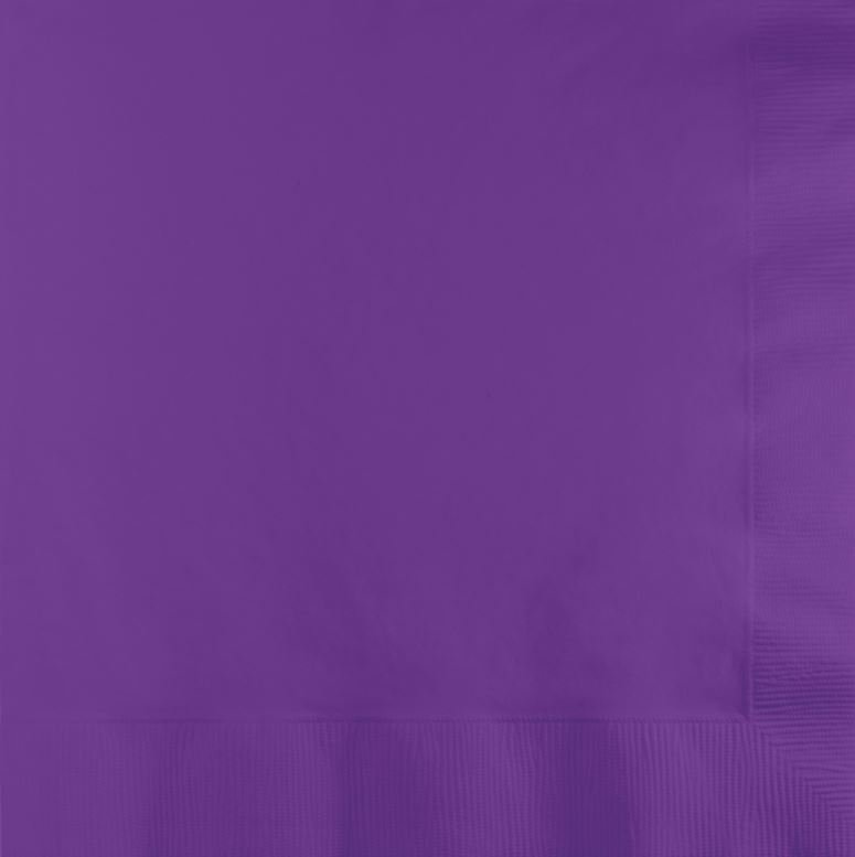 Amethyst Purple Lunch Napkins - party supplies australia