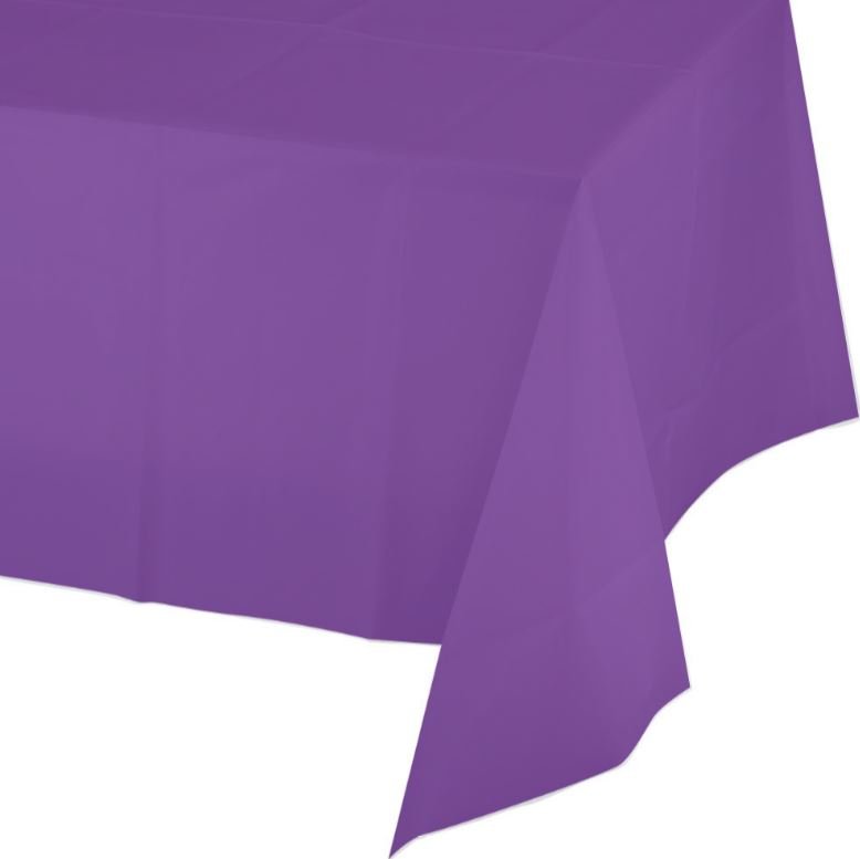 Amethyst Purple Tablecover Plastic 137cm x 274cm - party supplies australia