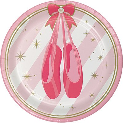 Twinkle Toes Lunch Plates Paper 18cm - party supplies australia