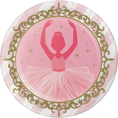 Twinkle Toes Dinner Plates Paper 22cm - party supplies australia