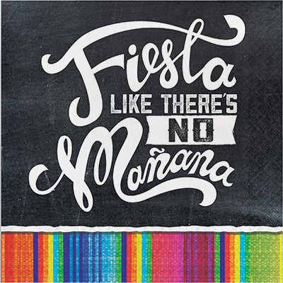 Serape Lunch Napkins Fiesta Like There's No Manana - party supplies australia