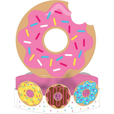 Donut Time Centrepiece Honeycomb 30cm x 23cm - party supplies australia